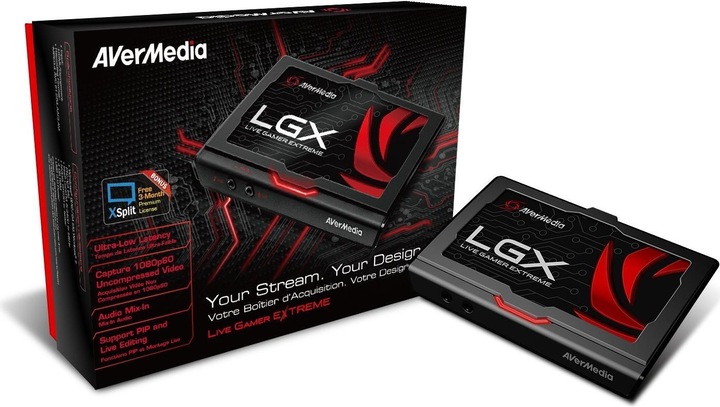 Image du produit AVerMedia Live Gamer Extreme LGX (Xbox Series X, Xbox One S, Xbox Series S, PC, PS4, Wii U, Xbox 360, Xbox One X)