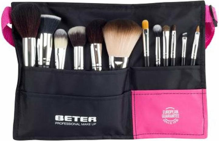 Actual product image Beter Professional Makeup Set with Adjustable Belt and 12 Makeup Brushes