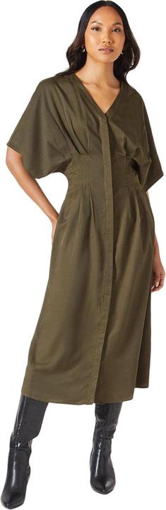 Image du produit Principles Womens/Ladies Crepe Pleat Waist Midi Dress (robe midi en crêpe plissée à la taille) (44)