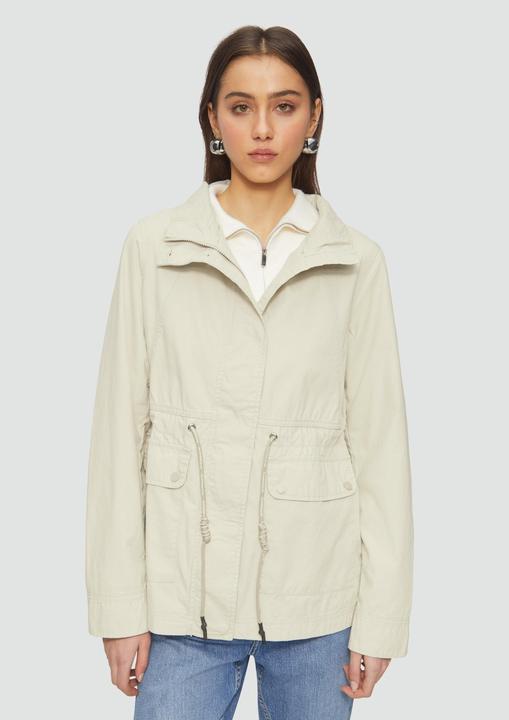 Actual product image S.Oliver Outdoor-Jacke Baumwolljacke mit Tunnelzug in der Taille (S)