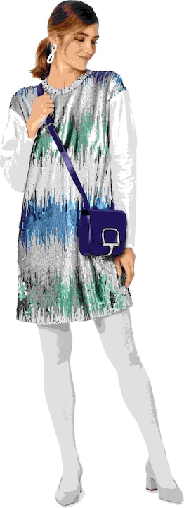 Produktbild Schnittmuster Kleid & Bluse aus zwei Stoffen – legere Form