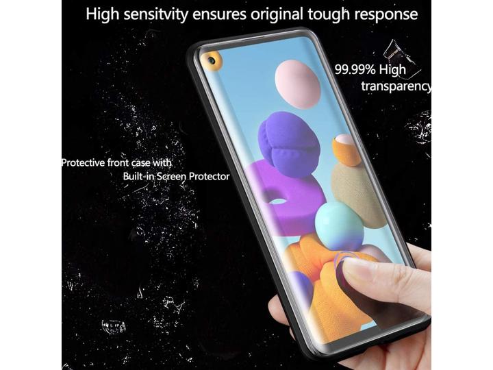 Actual product image G-Case Samsung Galaxy A21s Aluminium Magnetic Glass Case Cover (Samsung Galaxy A21s)