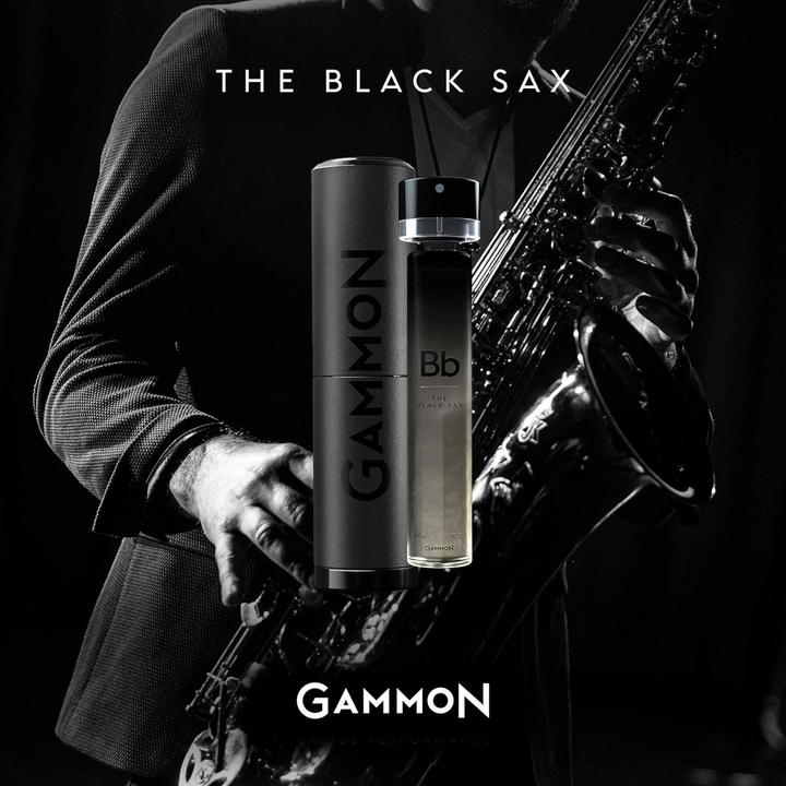 Produktbild Gammon Black Notes Parfum Starter Bb (1x20 ml), das holzig-würzige BLACK SAX Herren Parfum (Eau de Parfum, 20 ml)