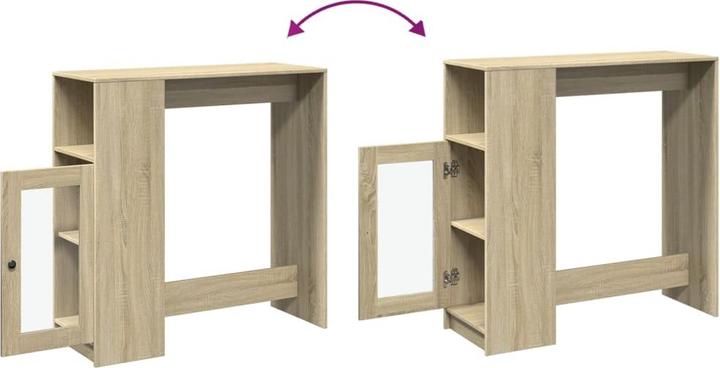 Actual product image VidaXL Bar table with shelf