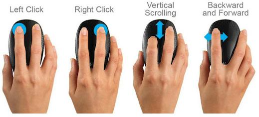 Actual product image Logitech Touch Mouse M600 (Wireless)