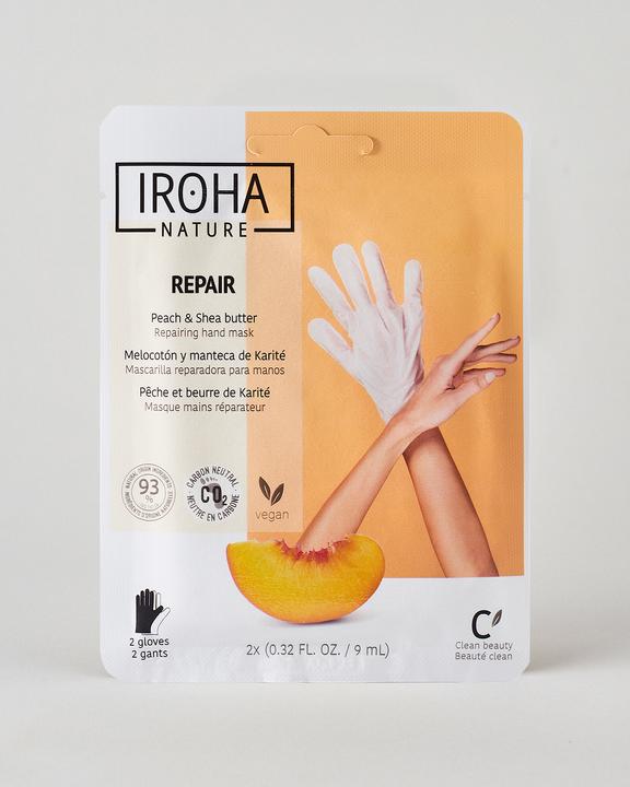 Produktbild Iroha Nature Nature - Hand Mask Gloves Repair Peach (30 g)