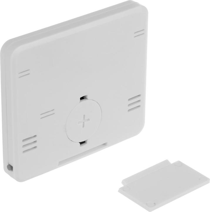 Productafbeelding Greenblue Termometr higrometr z funkcją zegara GB384W biały