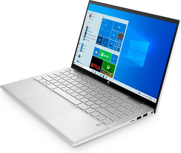 Produktbild HP Pavilion x360 (14", 256 GB, 8 GB, DE, Intel Pentium Gold 7505)