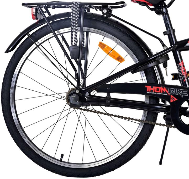 Image du produit Volare Thombike Kinderfiets - Jongens - 24 inch - Rood - 3 versnellingen (24")
