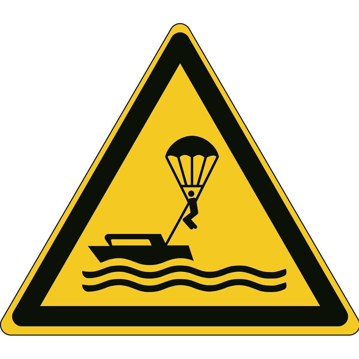 Brady, Sicherheitskennzeichnung, ISO-Sicherheitsschild - Warnung vor Parasailing