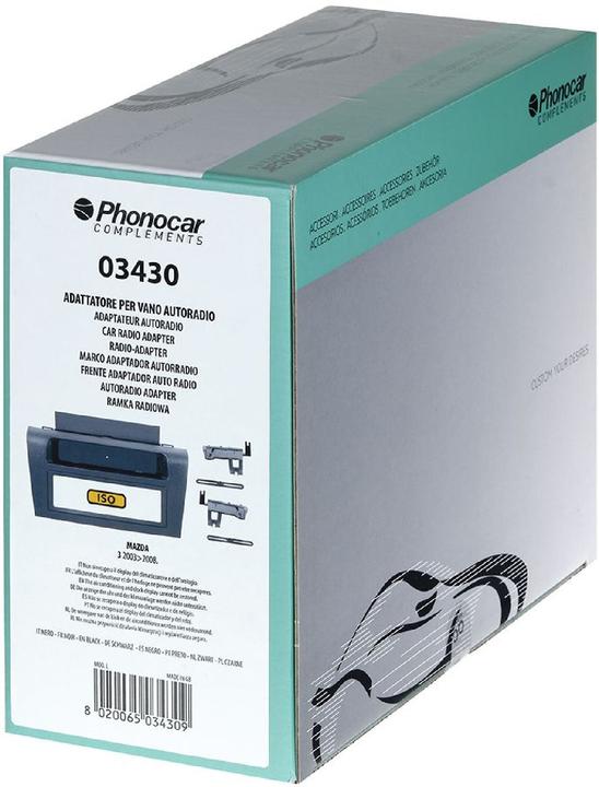 Image du produit Phonocar Cadre radio noire
