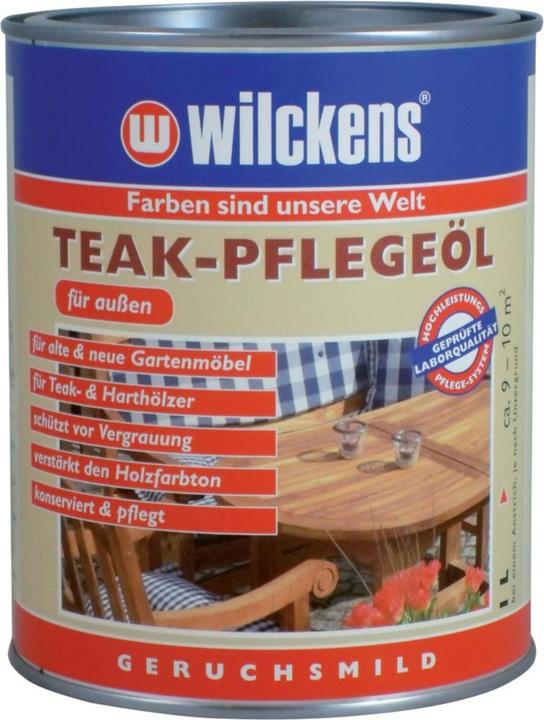 Produktbild Magni Wilckens Teak-Pflegeöl für Aussen, 1 l, farblos (Farblos, 1 l)