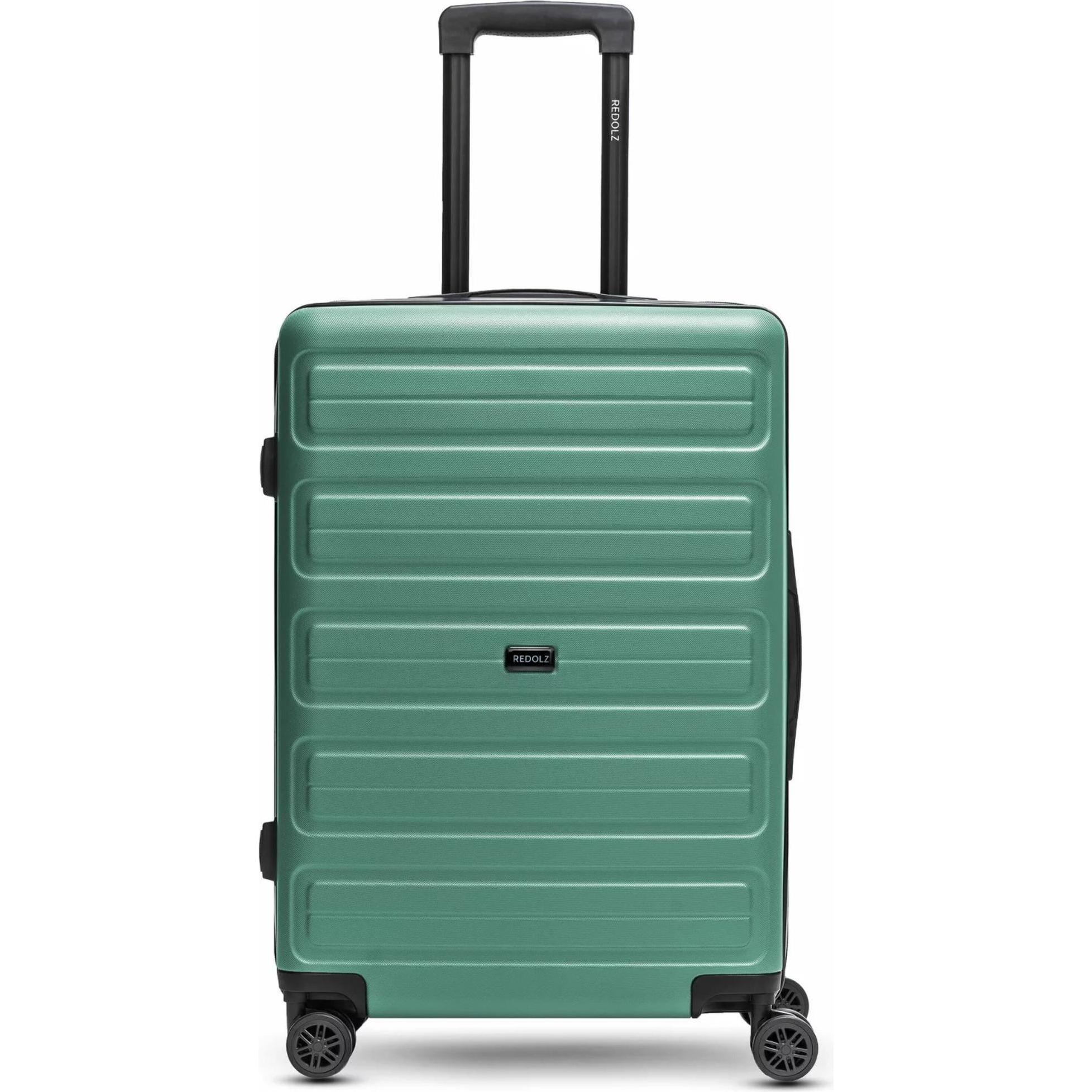 Redolz, Koffer, Essentials 08 MEDIUM 4 Rollen Trolley 67 cm, Türkis, (71 l, L (90 - 115l))