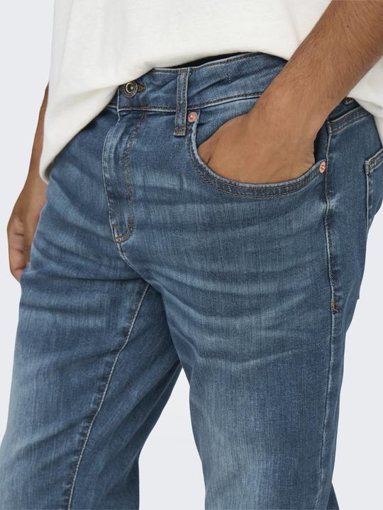 Produktbild Only & Sons Verjüngter Slim Fit Niedrige Taille Jeans Slim Fit Jeans (W30/L32)