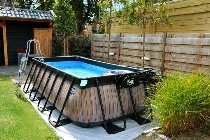 Actual product image Exit Black Leather Pool (400 x 200 x 100 cm)