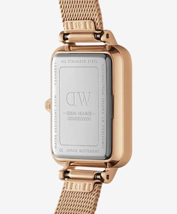 Actual product image Daniel Wellington Quadro Pressed Melrose (Analogue wristwatch, 20 mm)