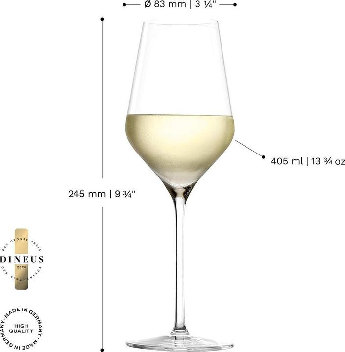 Actual product image Stölzle Weissweingläser Quatrophil (40.50 cl, 1 Glass, White wine glasses)