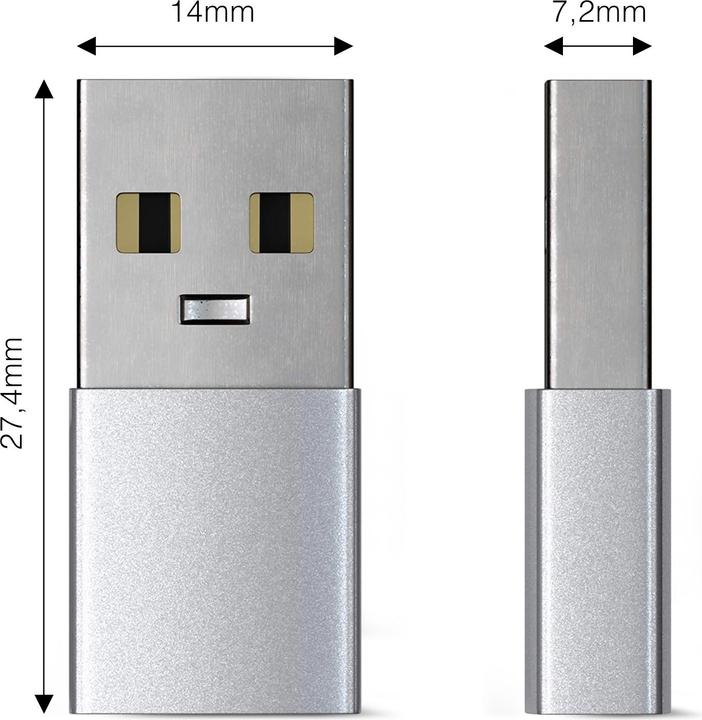 Image du produit Satechi USB 3.0 zu (USB-C, USB-A, 1.40 cm)