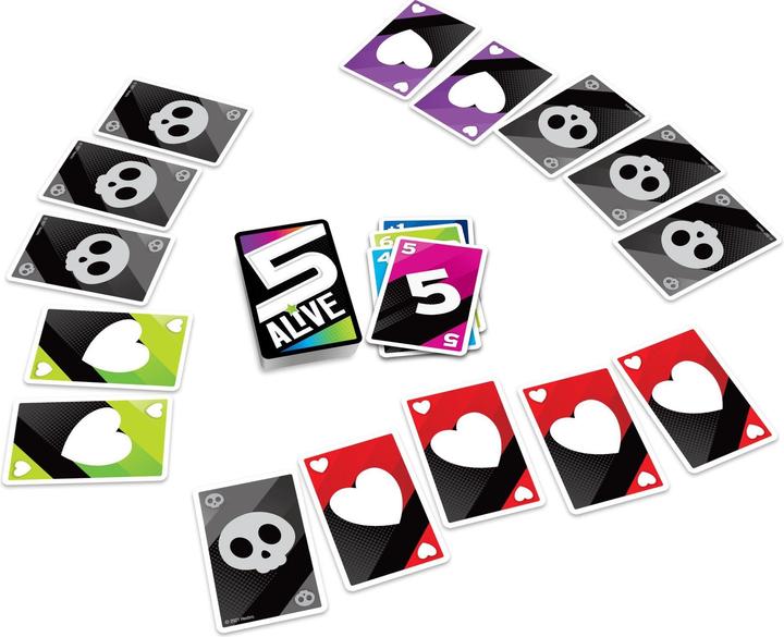 Actual product image Hasbro Gaming Five Alive Card Game (German)