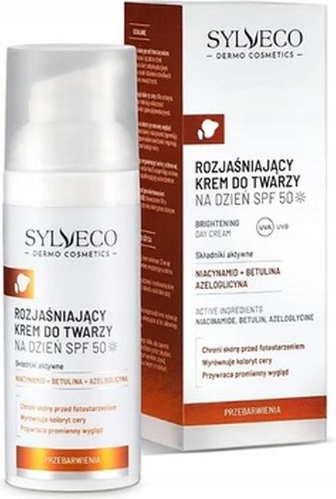 Sylveco Dermo Discoloration Brightening Face Cream For Day Spf 50 50 Ml (Sonnencreme Gesicht, SPF 50, 50 ml)