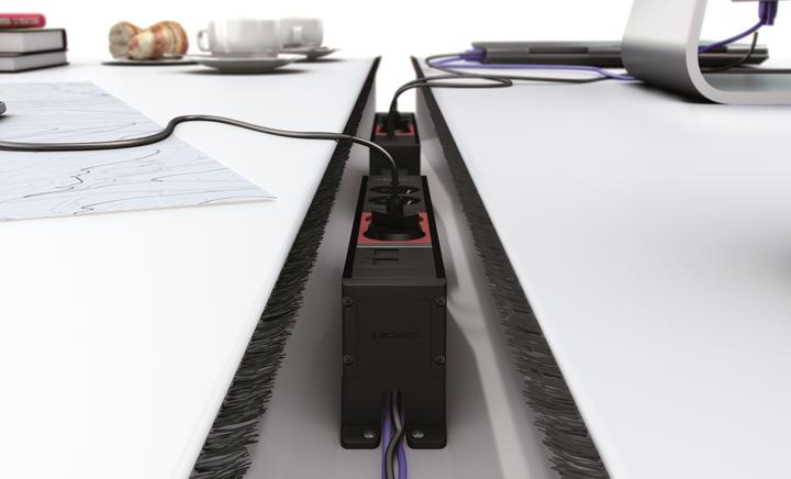 Immagine prodotto IB Connect Ciabatta elettrica CUBO nera 3x tipo 13 1x RJ45 1x HDMI (1 x, RJ45, Tipo 13, HDMI, 0.33 m)