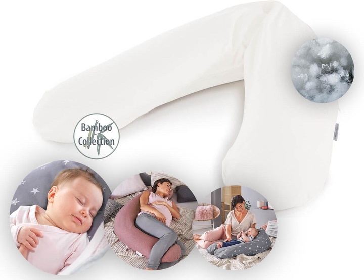 Produktbild Theraline Stillkissen "Das Original" mit Polyester Hohlfaser Füllung inkl. Bezug 190 cm (190 cm)