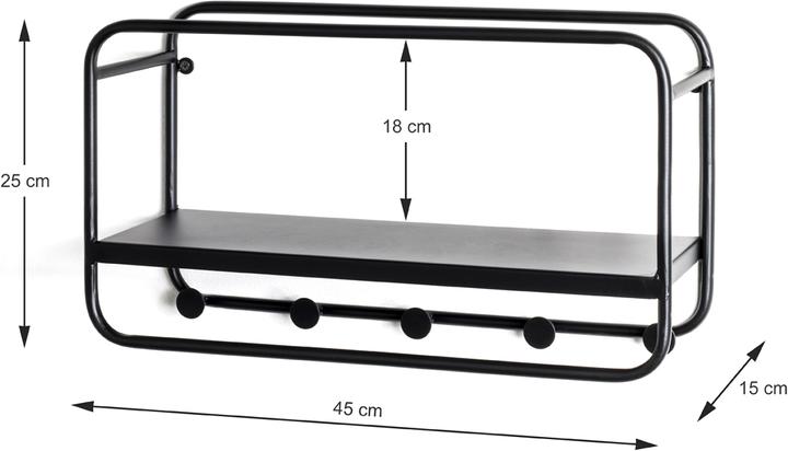 Actual product image HAKU Möbel Wall coat rack