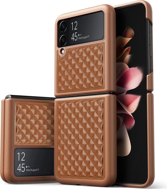 Dux Ducis Venice Case Samsung Z Flip3 5G - Braun (Samsung Galaxy Z Flip3)