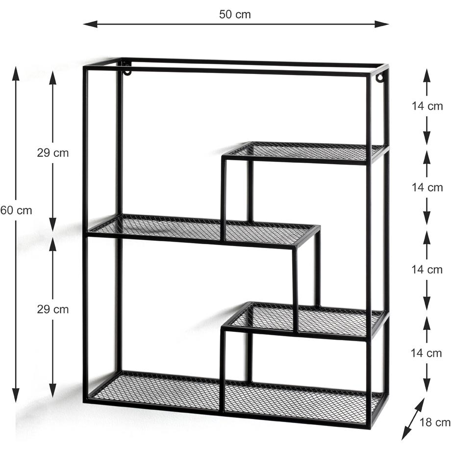 Thumbnail - HAKU Möbel, Regal, Wandregal (50 x 18 x 60 cm)