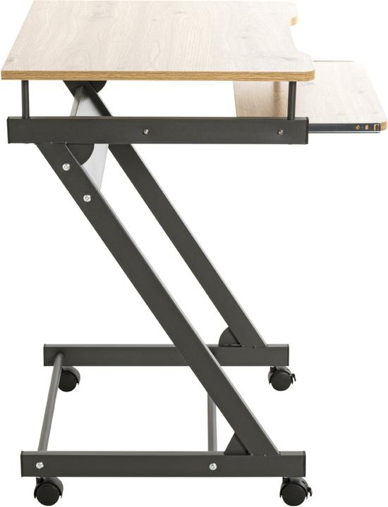 Image du produit HAKU Möbel Table d'ordinateur sur roulettes (60 x 49 x 75 cm)