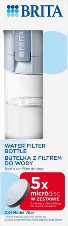Image du produit Brita Vital Filterflasche 0 6 l Pastellblau (0.60 l)