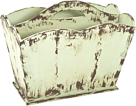HAKU Möbel Porte-revues porte-magazine antique