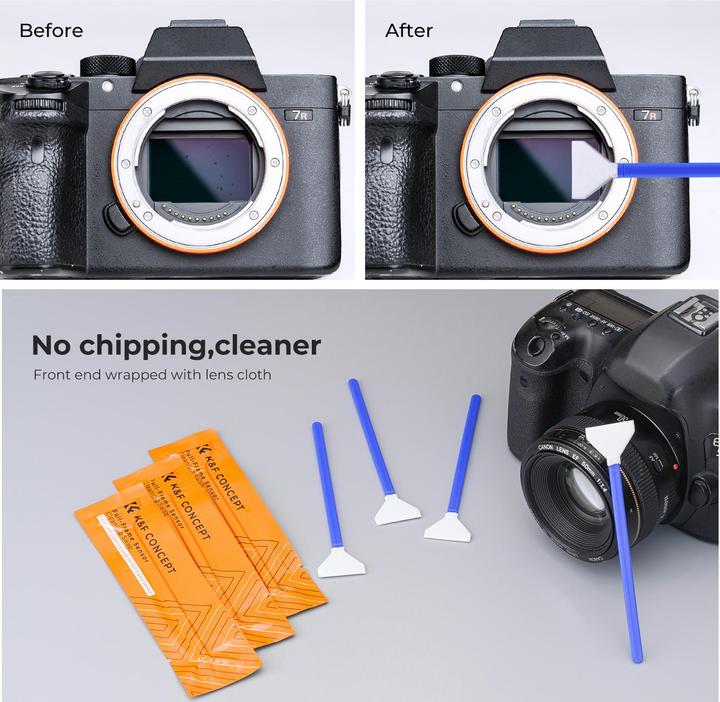 Actual product image K&F Concept Cleaning Swab Kit 24mm 10szt