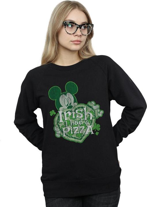 Produktbild Disney Mickey Mouse Shamrock Pizza Sweatshirt (M)