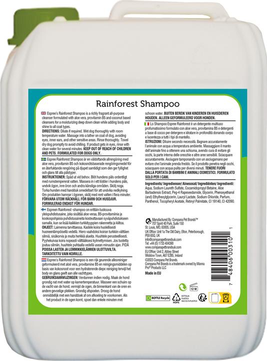 Actual product image Espree Rainforest Shampoo 5 L (Vault)