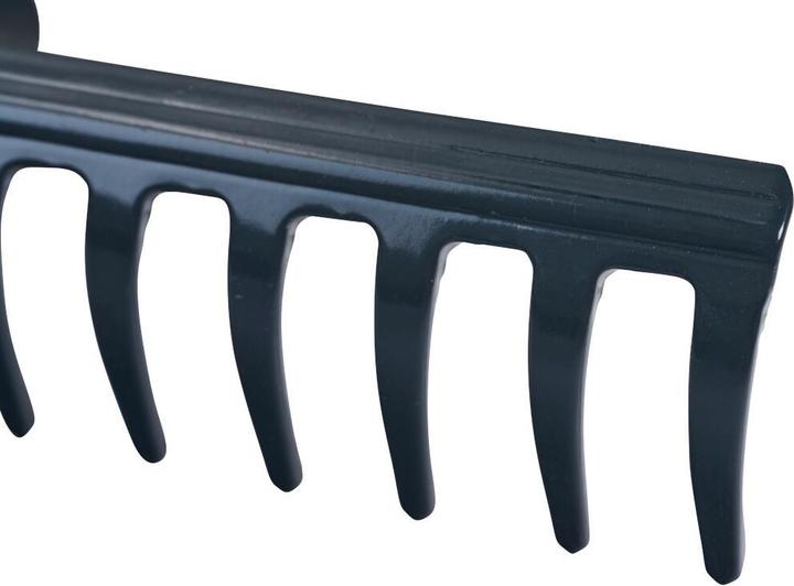 Actual product image Siena Garden Garden rake 16 tines 41 cm without handle, anthracite
