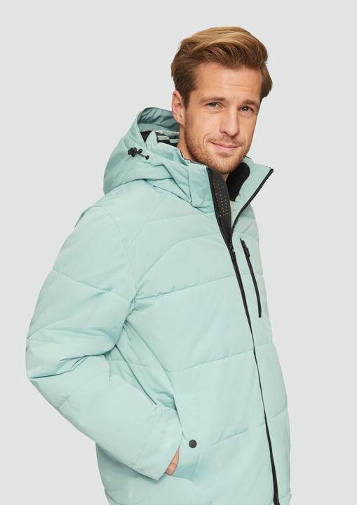 Immagine prodotto S.Oliver Outdoor-Jacke Wasserabweisende Steppjacke mit abnehmbarer Kapuze (L)