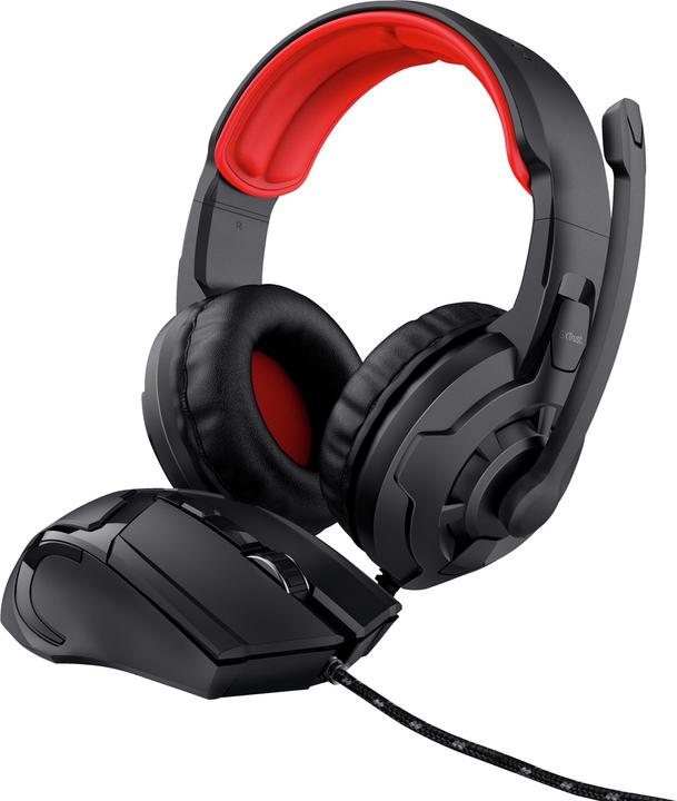 Image du produit Trust Basics Gaming Headset & Mouse (Filaire)