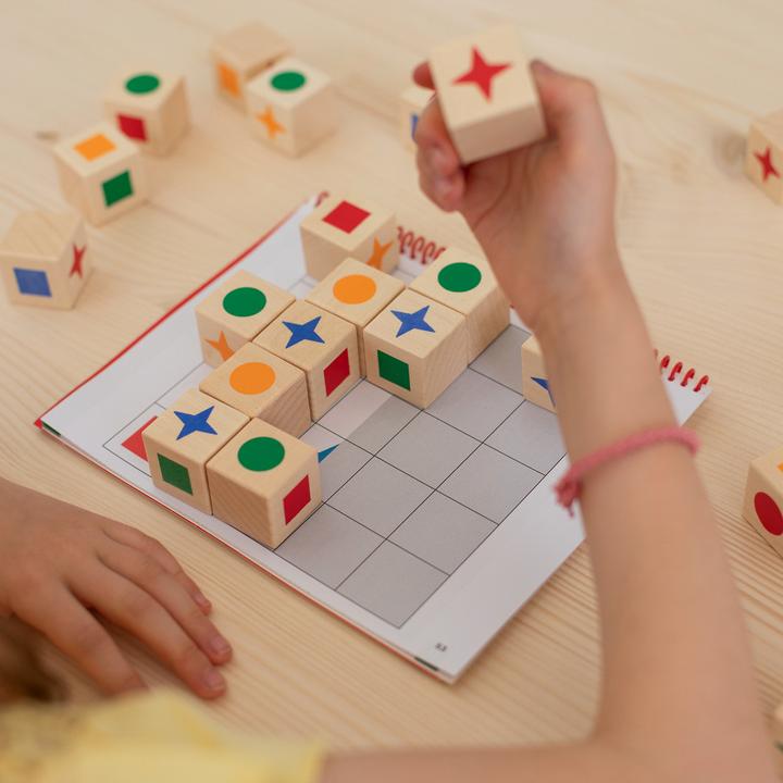 Actual product image The Nikitin material. N8 Logical rows (German, 4 - 8.25 years)