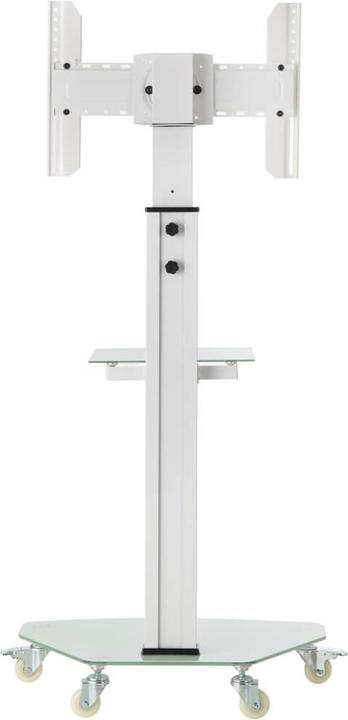 Actual product image Eaton TRIPPLITE Premier Rolling TV Cart for 93.98cm 37inch to 177.8cm 70inch Displays Frosted Glass (Monitor, 70", 79 kg)