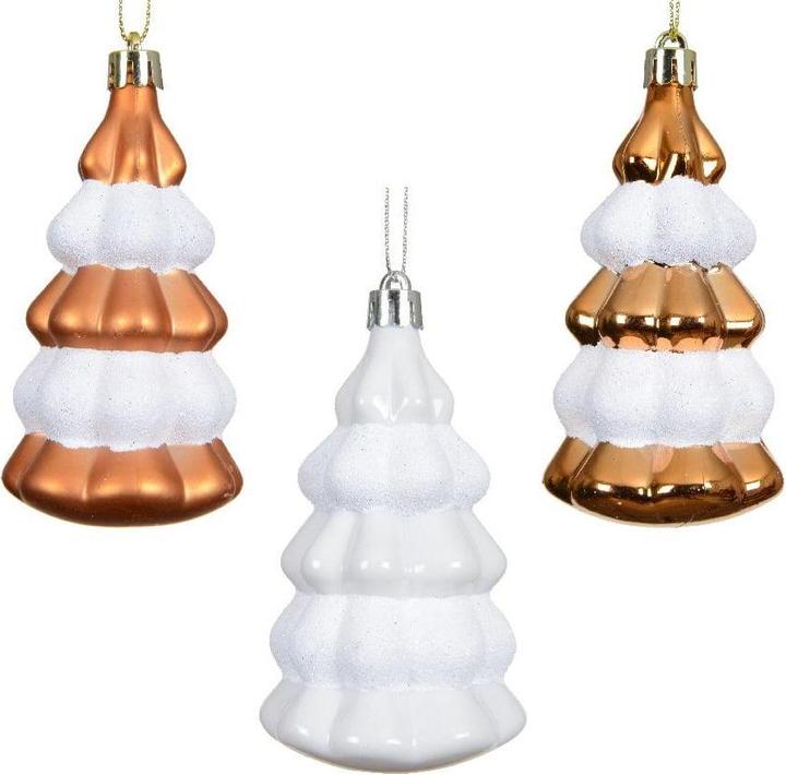 Nenurodyta Christmas Tree toy Tree, 9 cm, plastic (1x)