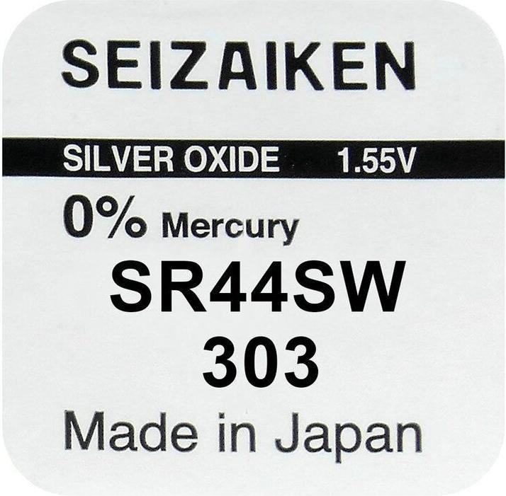 Immagine prodotto Seiko 303 / SR44SW - 10 pile a bottone (10 pz., 28L, 160 mAh)