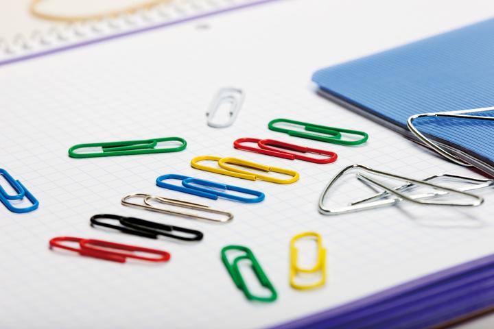 Produktbild Apli Büroklammern farbig sortiert Nº2 32mm 100Stück (100x)