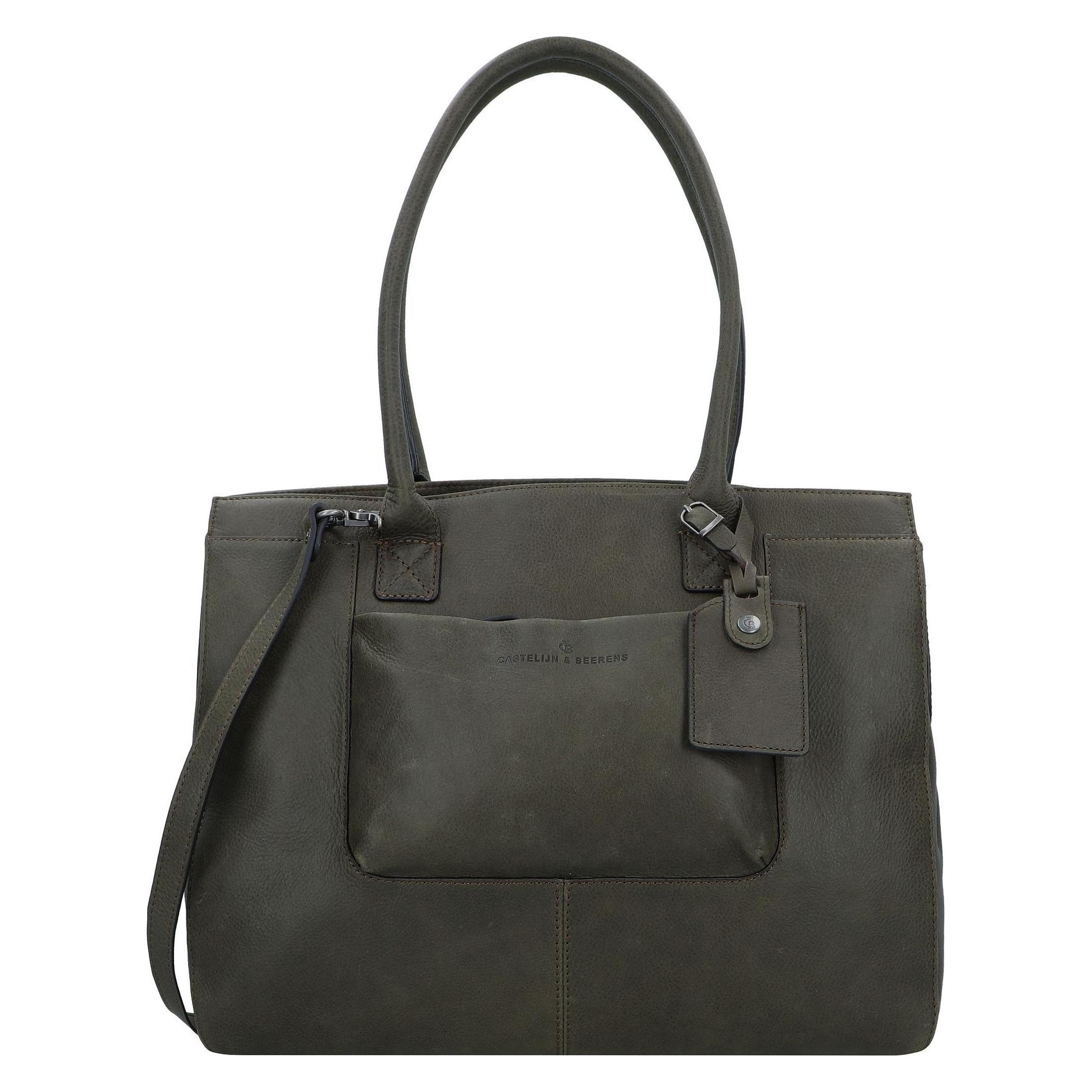Castelijn & Beerens, Handtasche, & Beerens - Carisma Laptoptas 15, 6 + Tablet Rfid Groen -, Grün