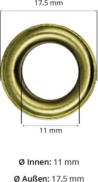 Immagine prodotto BabySnap Occhielli con dischi 11 mm oro