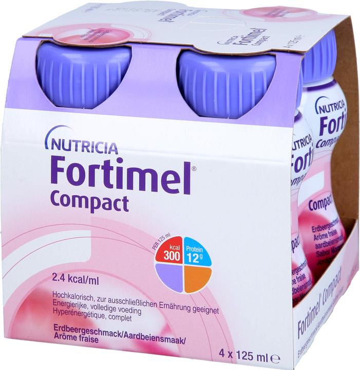 Produktbild Fortimel Compact 2.4 Erdbeere (Erdbeer, 4 x)