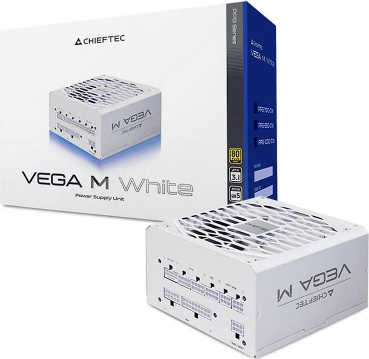 Produktbild Chieftec Vega M 1000W White (null Watt) (1000 W)