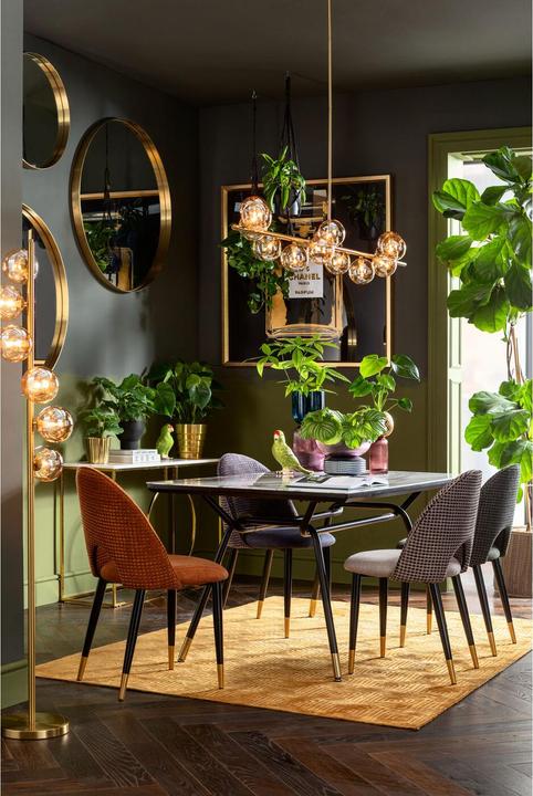 Actual product image Kare Design Mirror Curve MO Round Brass Ø100cm (100 x 100 cm)