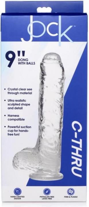 Productafbeelding Jock CThru Transparenter Dildo 25 cm