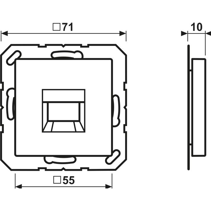 Thumbnail - JUNG, Zubehör Schalterprogramm, Abdeckung